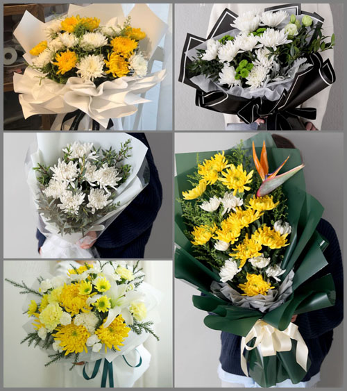 广东梅州市兴宁市刁坊镇金银村白事花束代送